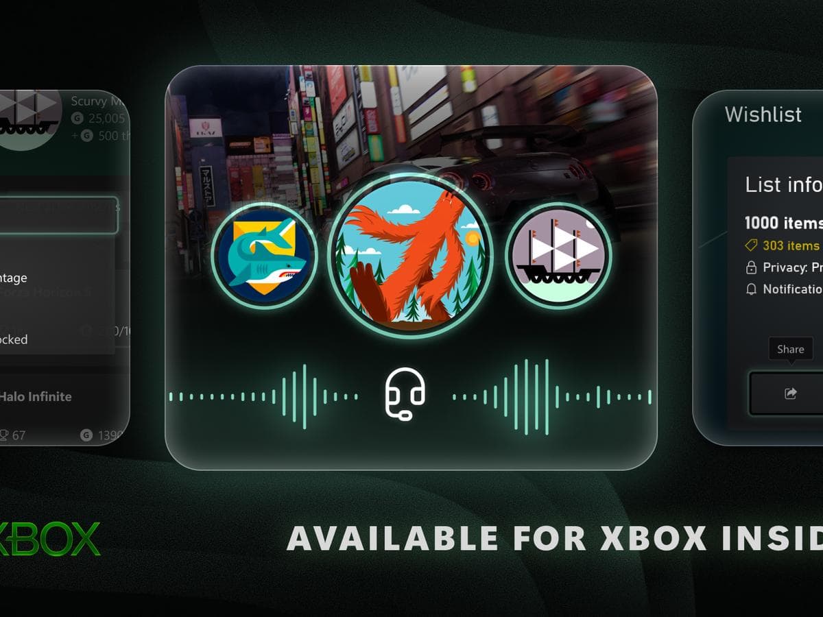 Xbox atualiza: grave a voz dos amigos, filtre conquistas e controle saves na nuvem