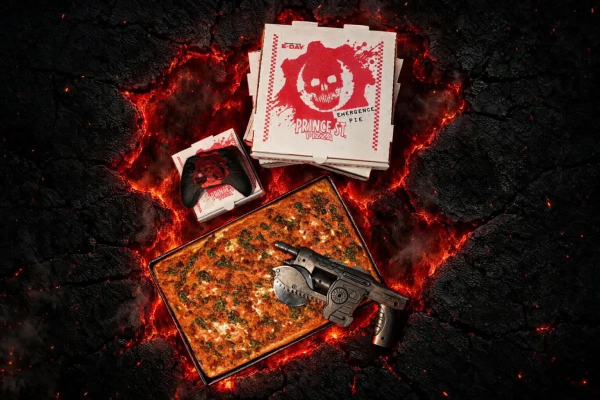 Gears of War: E-Day ganha cortador de pizza do Lancer por R$ 300