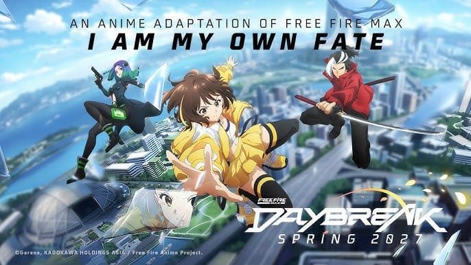 Free Fire Daybreak: anime do battle royale ganha trailer com a história