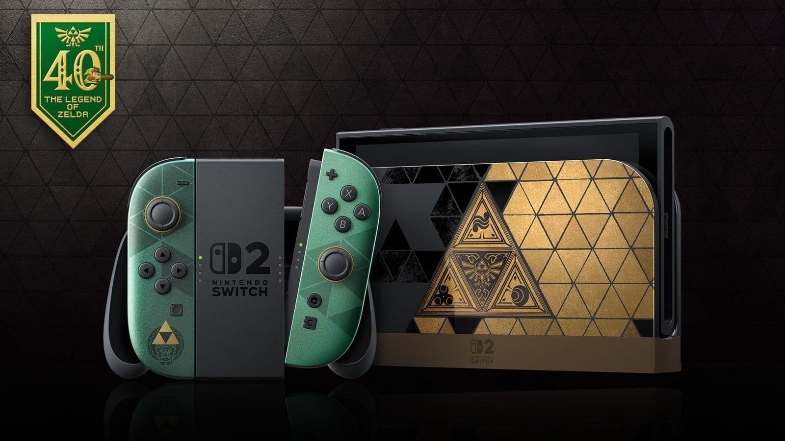 Nintendo Switch 2 edição Zelda 40 anos é revelado oficialmente