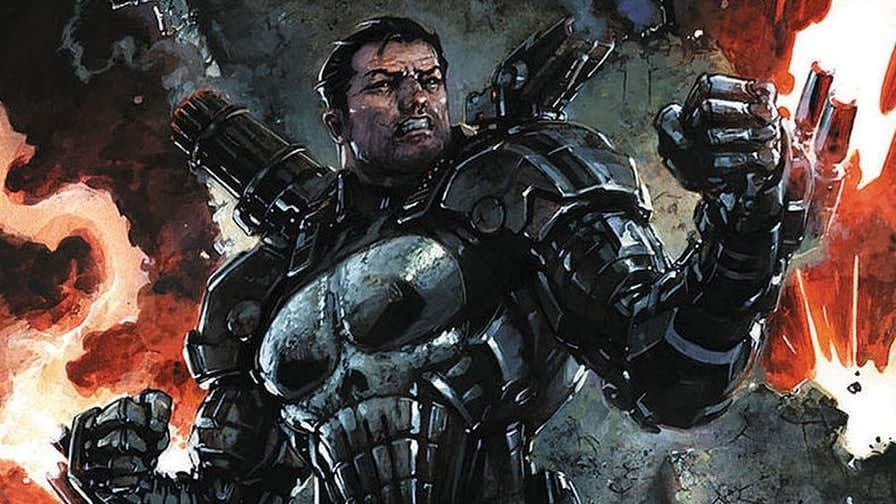 Punisher vai usar a armadura de War Machine de novo nos quadrinhos