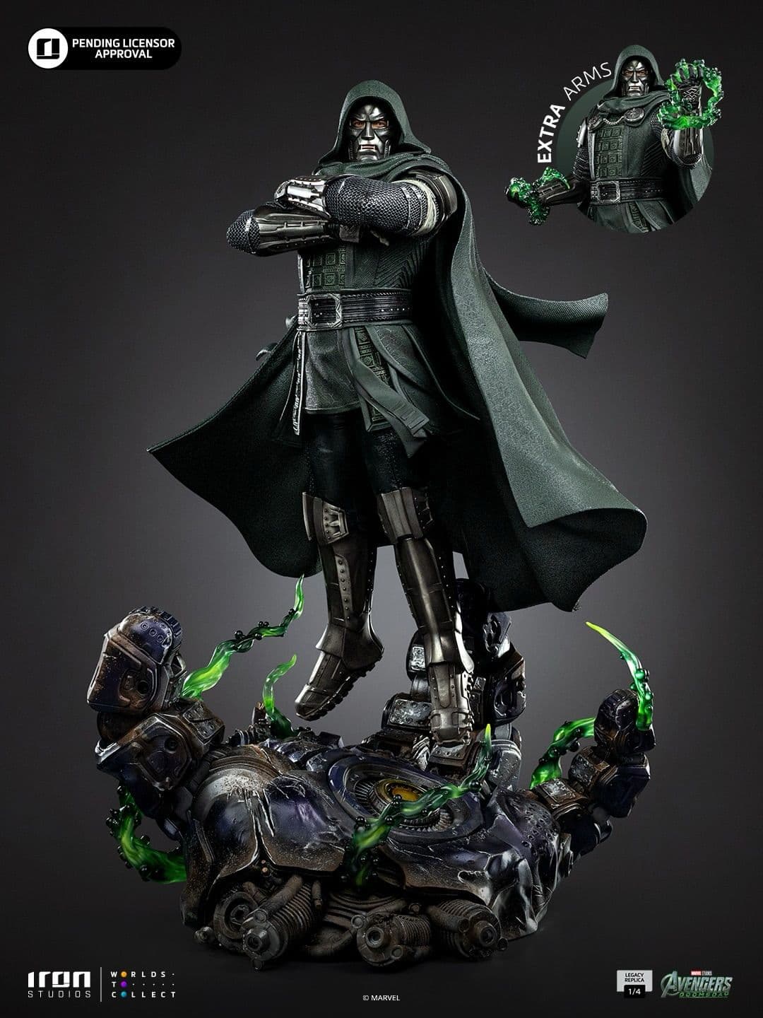 Iron Studios revela novo colecionável de Magneto de Doutor Destino