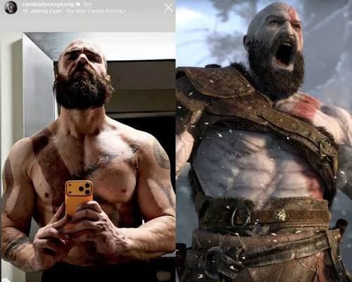 Ryan Hurst posta foto como Kratos e expõe gafe da Amazon com God of War