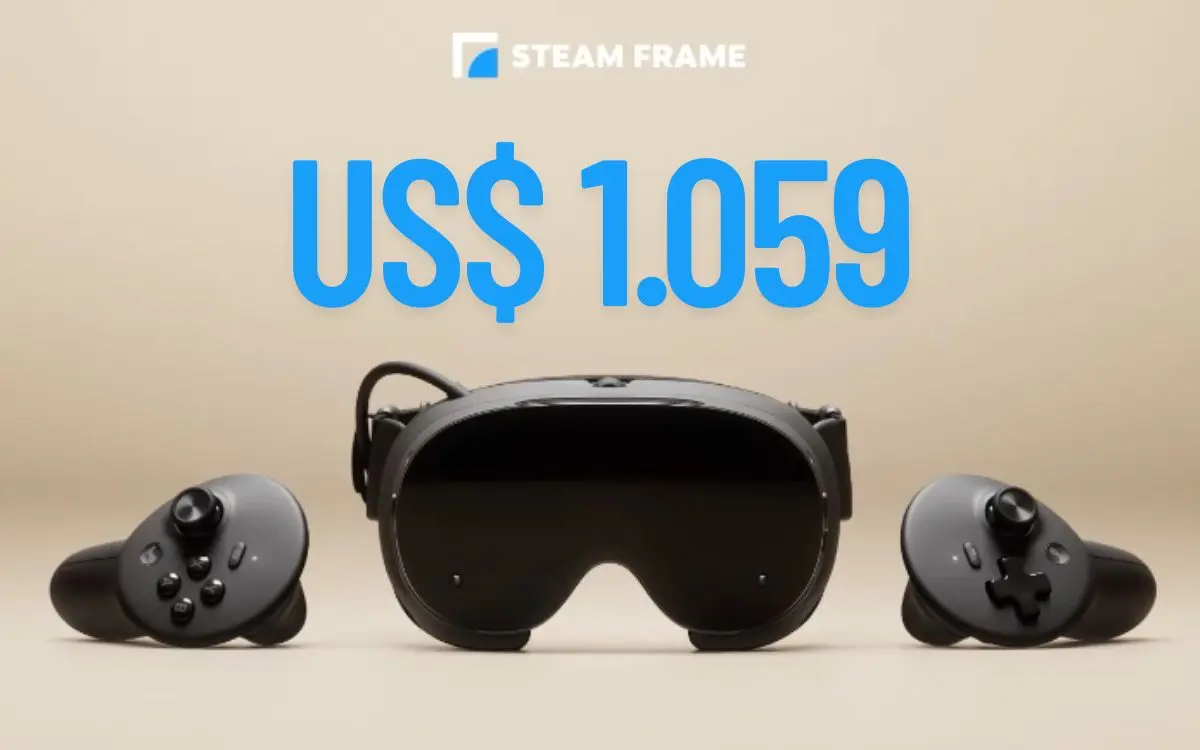 Steam Frame: Valve revela preço, specs e abre reservas do headset VR