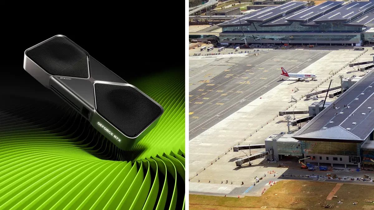 Carga de R$ 2,5 milhões em RTX 5090 some no aeroporto de Guarulhos