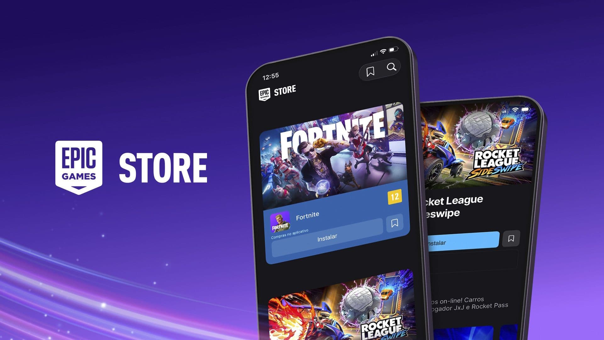 Epic Games Store chega ao iOS no Brasil com Fortnite e Rocket League Sideswipe