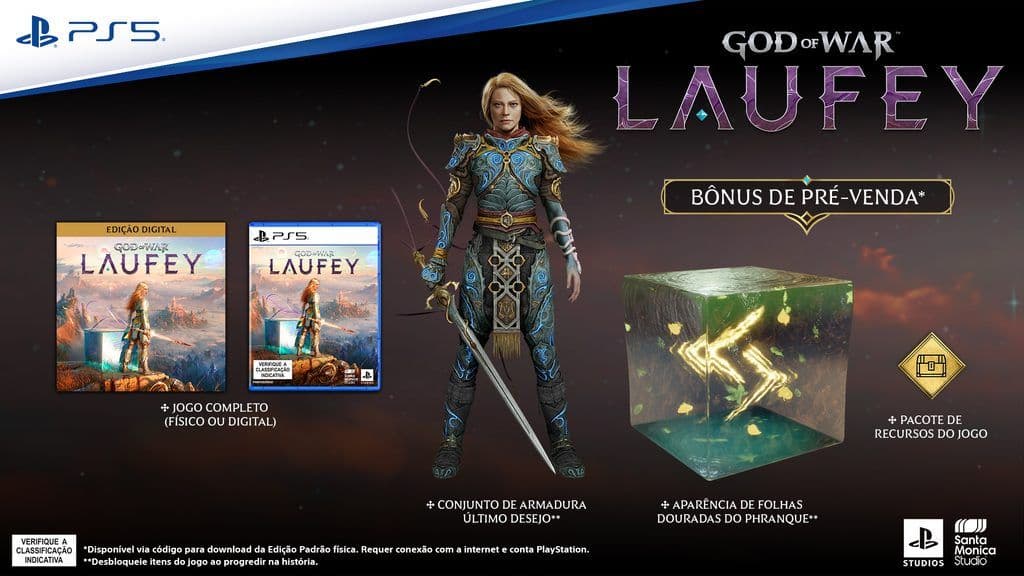 God of War Laufey: pré-venda abre dia 29 e edições já têm detalhes