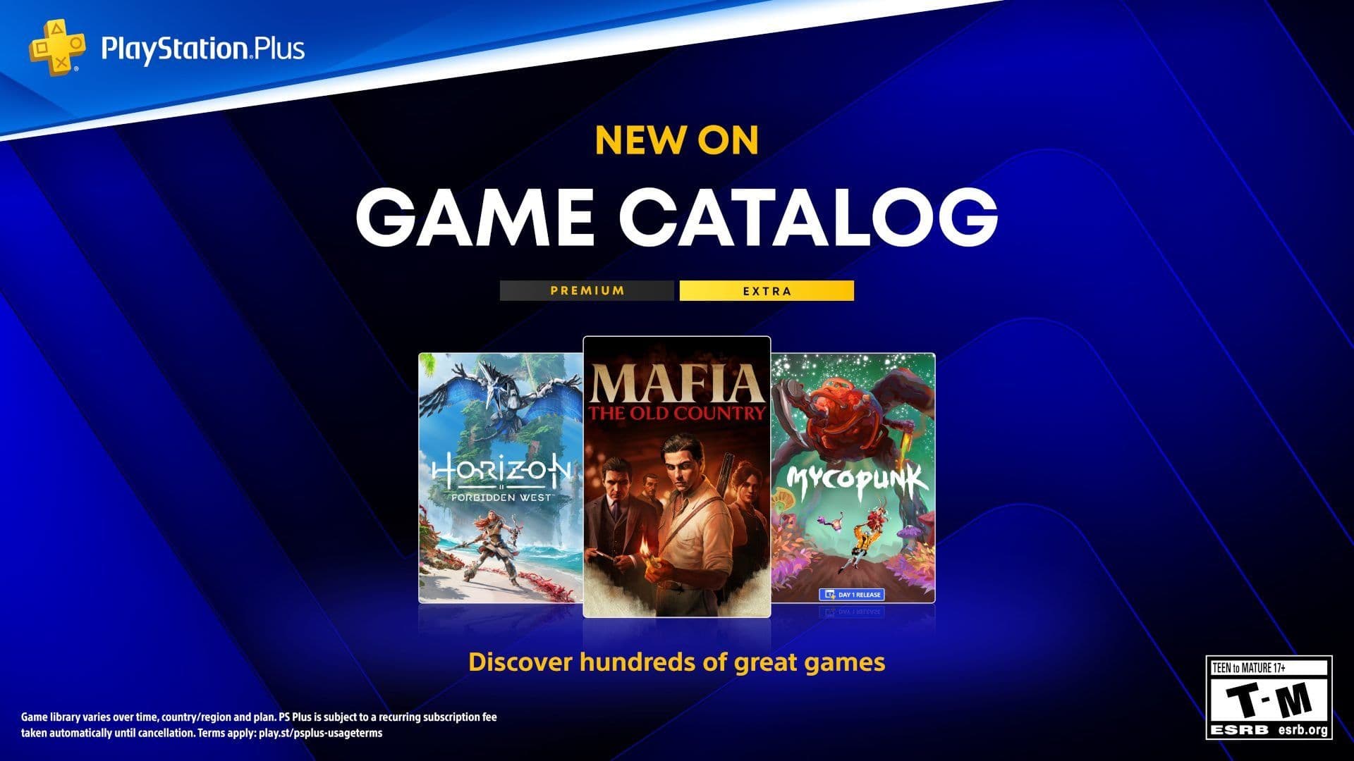 PS Plus de outubro traz Mafia: The Old Country, Horizon e Mycopunk