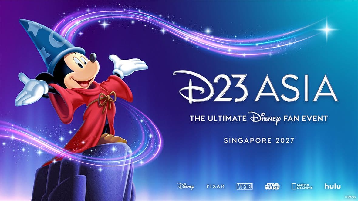 D23 Asia chega a Singapura em junho de 2027 — a maior festa Disney fora dos EUA