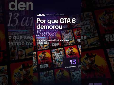 Por que GTA 6 demorou 13 ANOS pra sair?