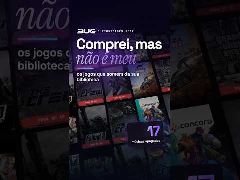 Você COMPROU o jogo… e ele SUMIU (The Crew, Concord, GTA SA)