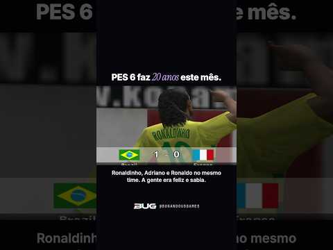 PES 6 vai fazer 20 ANOS ⚽