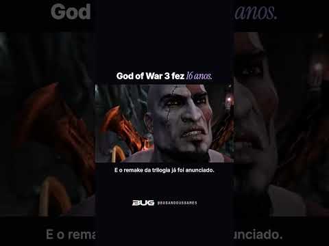 God of War 3 fez 16 anos ⚔️